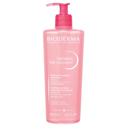 BIODERMA SENSIBIO GEL MOUSSANT POMPE 500ML