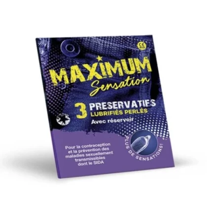 MAXIMUM PRESERVATIFS SENSATION BT3