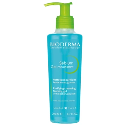 BIODERMA SEBIUM GEL MOUSSANT POMPE 200ML