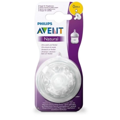 AVENT 2 TETINE NATUREL 0M+ 041/27