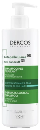 VICHY DERCOS SHAMP ANTI PELUCAIRE CHVX GRAS  390ML