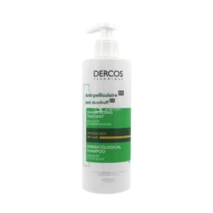 VICHY DERCOS SHAMP ANTI PELLICULAIRE 390ML SEC