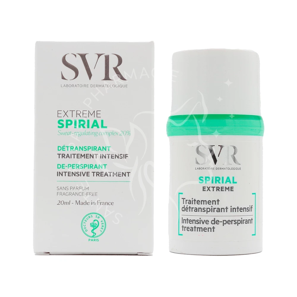 SVR SPIRIAL EXTREME DETRANSPIRANT INTENSIF DEODORANT 20ML