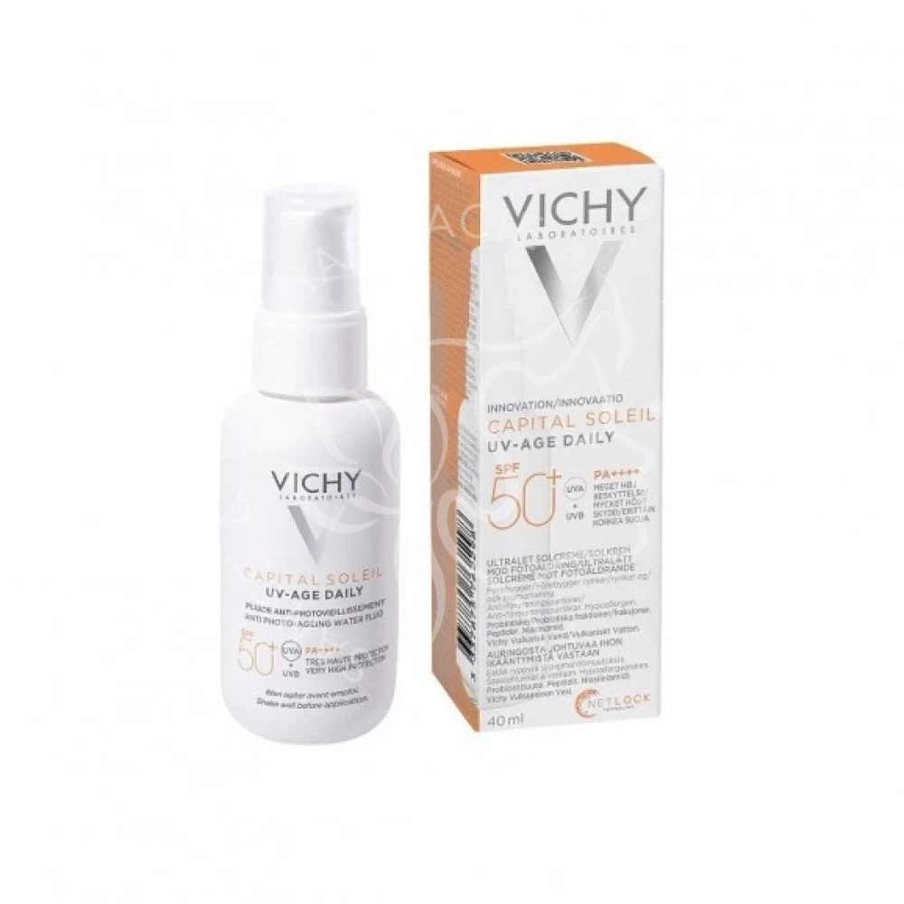 VICHY CAPITAL SOLEIL UV-AGE DAILY FLUIDE ANTI-PHOTOVIEILLISSEMENT SPF50+ 40ML