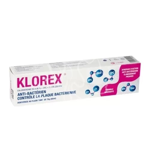 KLOREX DENTIFRICE PATE 75G