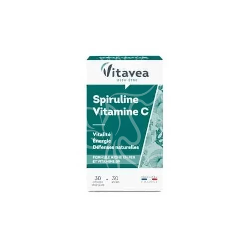 VITAVEA SPIRULINE VITAMINE C B30 GELULE