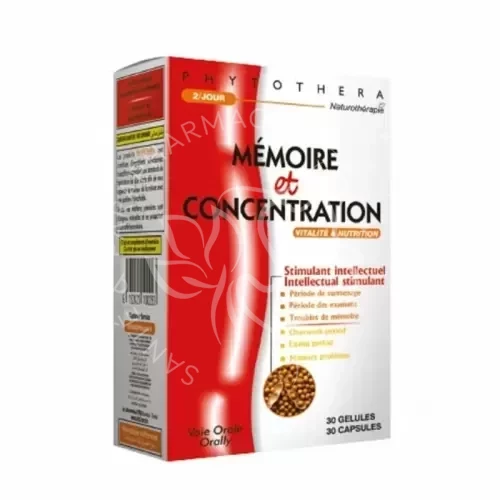 PHYTOTHERA MEMOIR ET CONCENTRATION 30ELULES