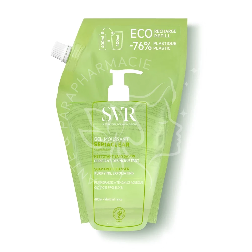 SVR SEBIACLEAR GEL MOUSSANT RECHARGE 400ML