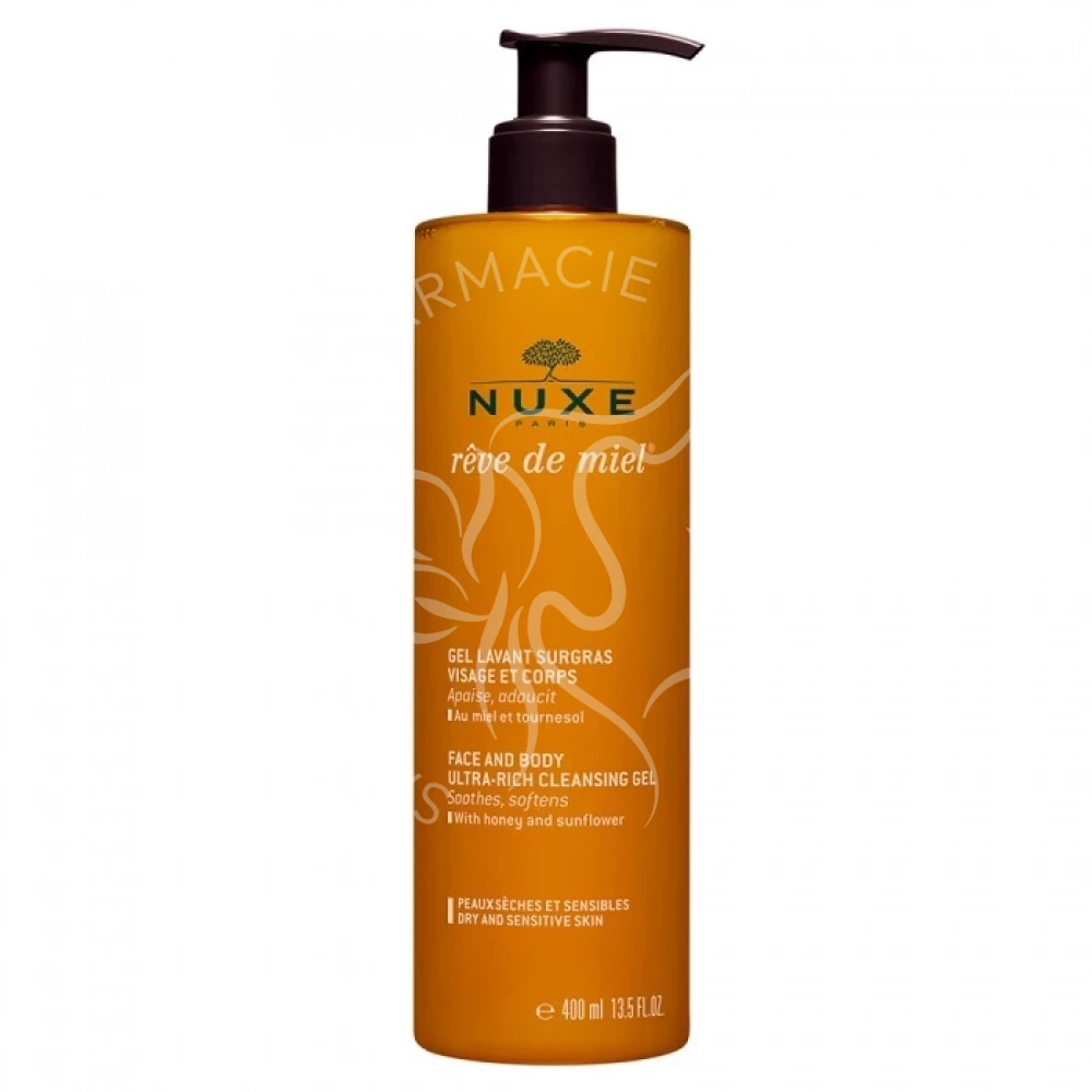 NUXE REVE DE MIEL GEL NETTOYANT SURGRAS 400ML