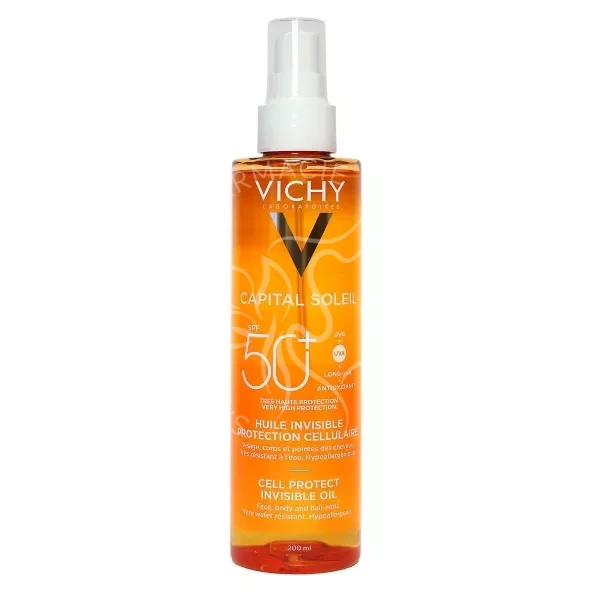 VICHY HUILE SOLAIRE INVISIBLE SPF50+ 200ML