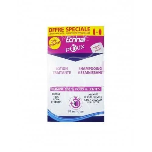 ECRINAL PACK ANTI POUX (LOTION+SHAMP)