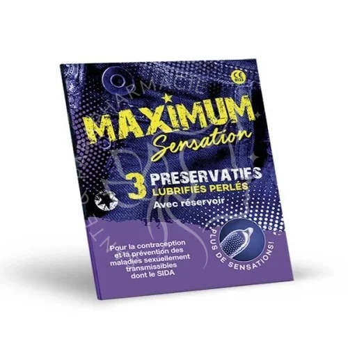 MAXIMUM PRESERVATIFS SENSATION BT3