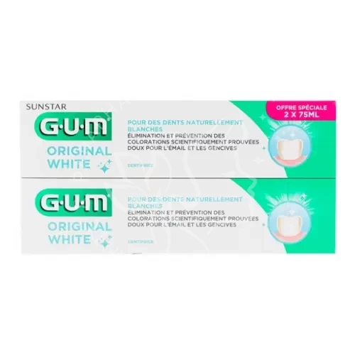 GUM DENTEFRICE ORIGINAL WHITE DUO PACK