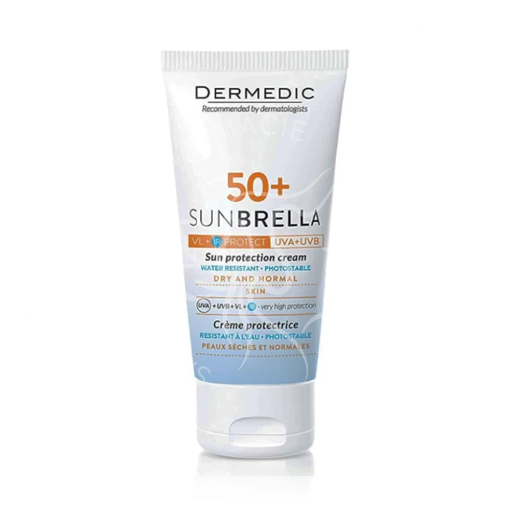 DERMEDIC SUNBRELLA ECRAN SPF50+ PEAUX NORMALES A SECHES 40ML