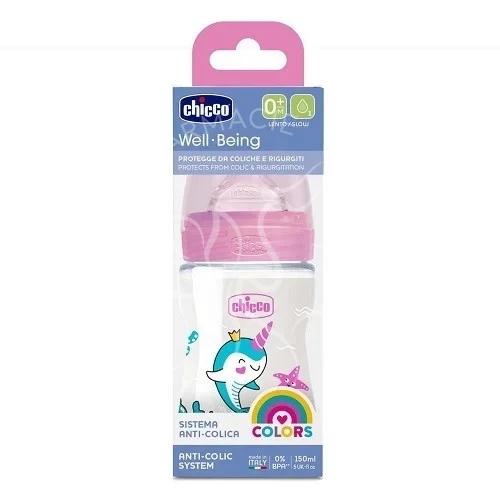 CHICCO BIBERON 150ML ROSE
