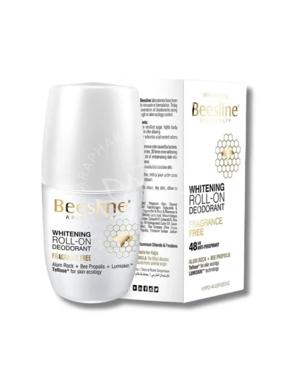 BEESLINE Roll-on Deo Eclaircissant Sans Parfum 4 En 1 50ml