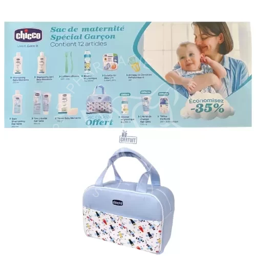 CHICCO SAC DE MATERNITE GARCON  13ARTICLE