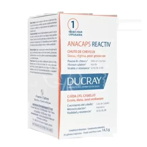 DUCRAY ANACAPS REACTIV 30 CAPSULES