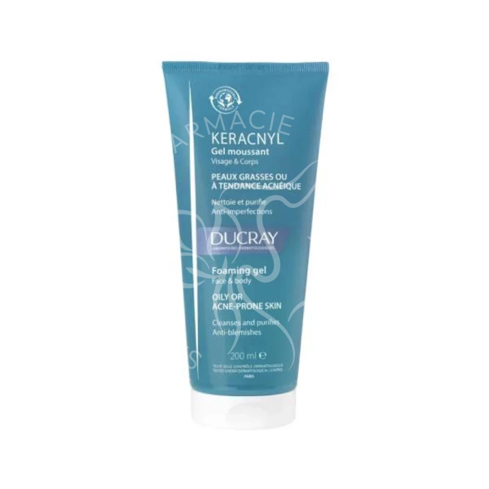 DUCRAY KERACNYL GEL MOUSSANT 200ML