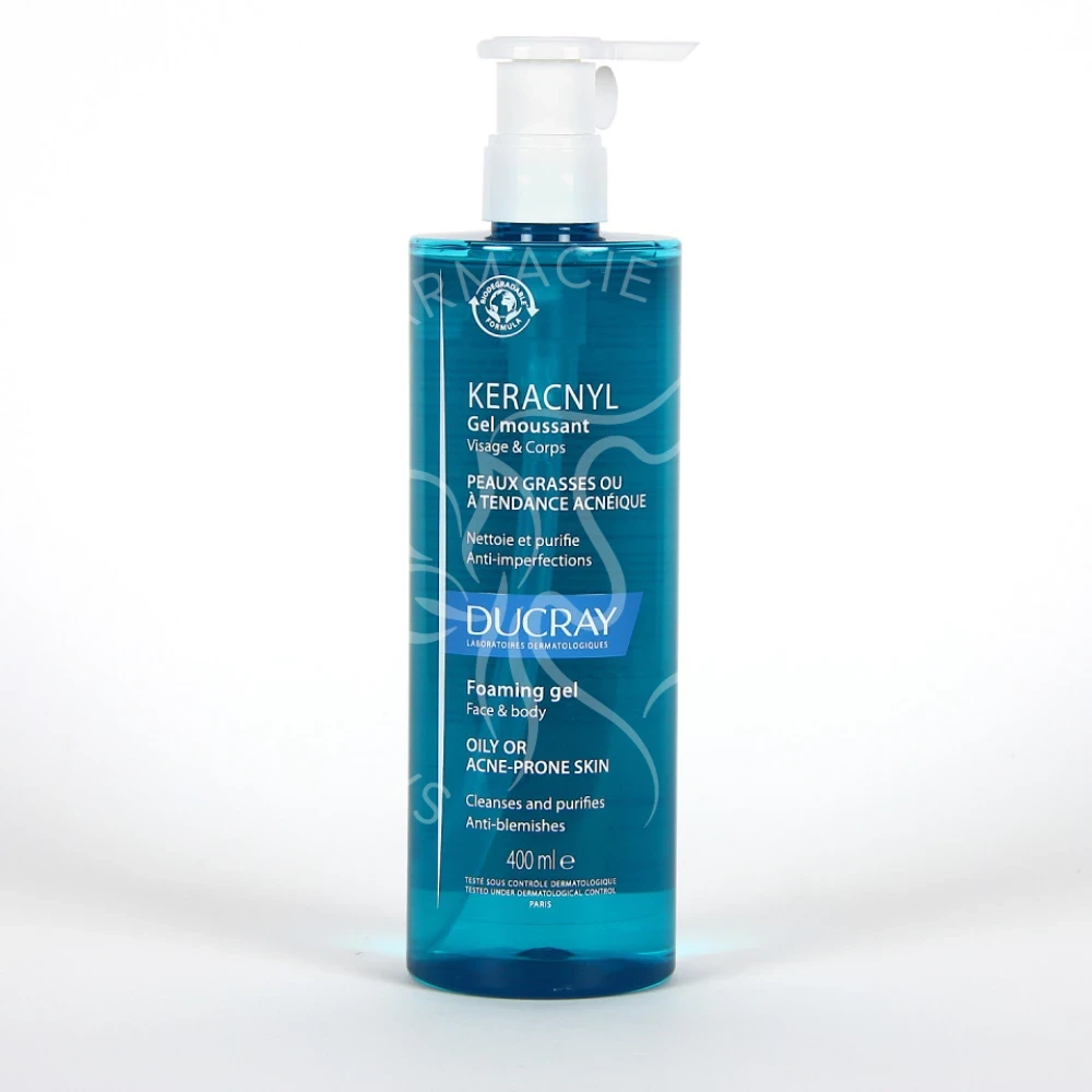 DUCRAY KERACNYL GEL MOUSSANT 400ML