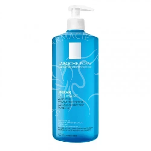 LA ROCHE POSAY LIPIKAR GEL LAVANT GEL DOUCHE APAISANT PROTECTEUR 750ML