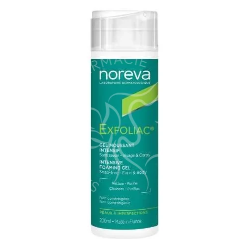 NOREVA EXFOLIAC GEL MOUSSANT INTENSIF 200ML
