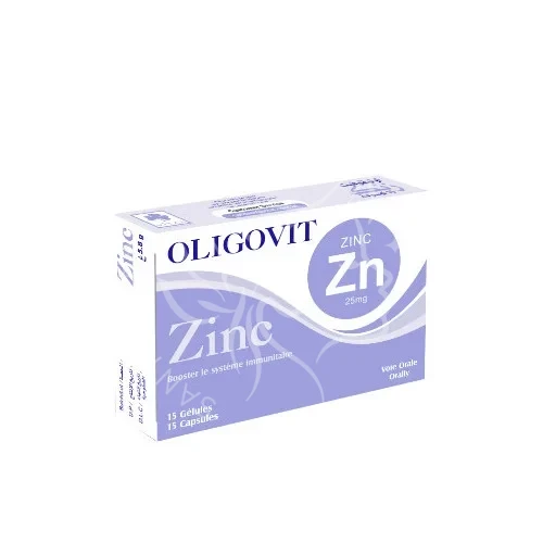 VITAL OLIGOVIT ZINC 25MG 15 GELULES