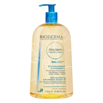 BIODERMA  ATODERM HUILE DOUCHE POMPE 1L