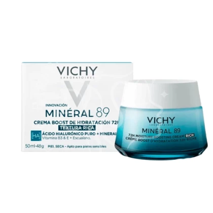 VICHY MINERAL 89 CREME HYDRATANTE RICHE 50 ML