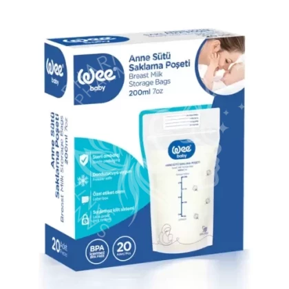 WEE SAC DE STOCKAGE DE LAIT 200 ML  558