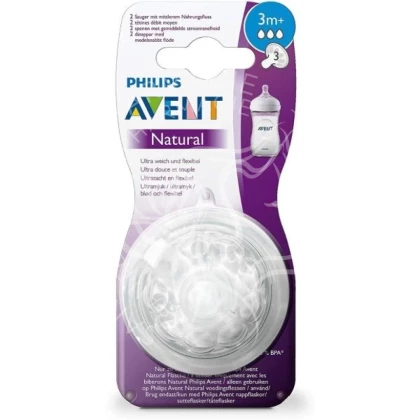 AVENT 2 TETINES 3M+ 043/27