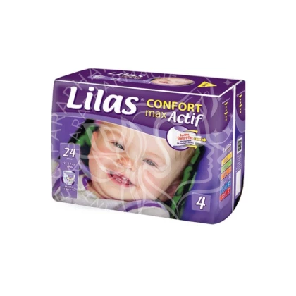 LILAS COUCHE BB  TAILLE 4  ( 9/18 )