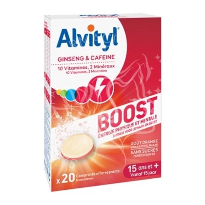 ALVITYL TONUS BOOST EFFERVESCENT 20 COMPRIMES
