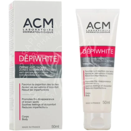 ACM DEPIWHITE CREME ANTI TACHES ZONES SENSIBLES ET INTIMES 50ML