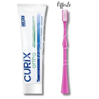 CURIX - DENTIFRICE ORTHO + BROSSE A DENTS OFFERTE