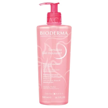 BIODERMA SENSIBIO GEL MOUSSANT POMPE 500ML