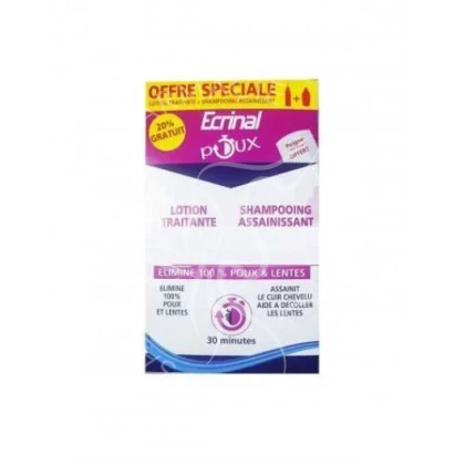 ECRINAL PACK ANTI POUX (LOTION+SHAMP)