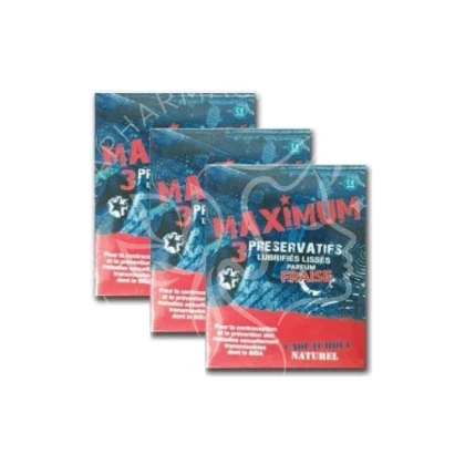 MAXIMUM PRESERVATIFS FRAISE BT3