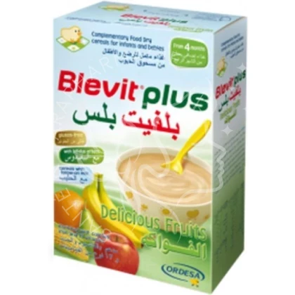 BLEVIT PLUS DELICE FRUIT+ LAIT 250GR