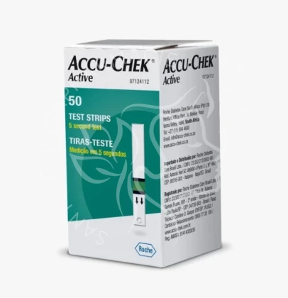 ACCU CHEK ACTIVE BANDLETTE BOITE 50