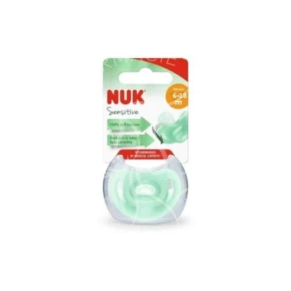 NUK SUCETTE SENSITIVE+BOITE 6-18M