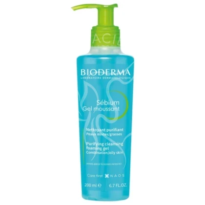 BIODERMA SEBIUM GEL MOUSSANT POMPE 200ML