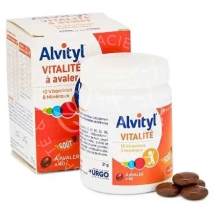 ALVITYL VITALITE VITAMINES+MINERAUX+OLIGO BT/40