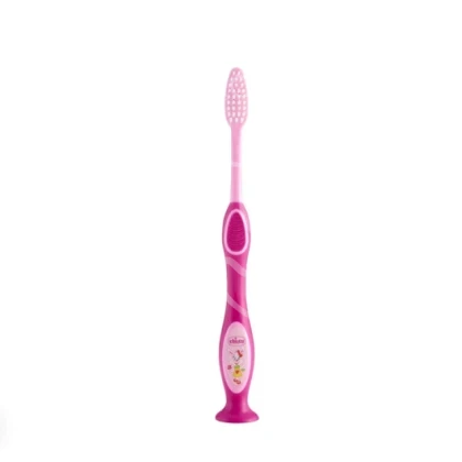 CHICCO BROSSE A DENTS ROSE 3-6