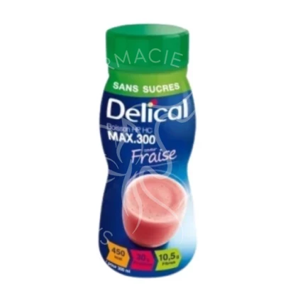 DELICAL BOISSON FRAISE SANS SUCRE 200ML