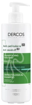 VICHY DERCOS SHAMP ANTI PELUCAIRE CHVX GRAS  390ML