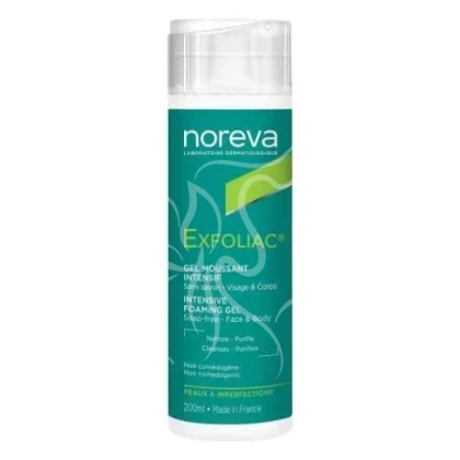 NOREVA EXFOLIAC GEL MOUSSANT INTENSIF 200ML