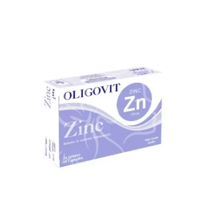 VITAL OLIGOVIT ZINC 25MG 15 GELULES