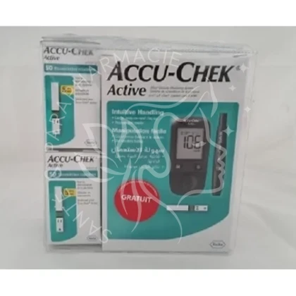 PACK ACCU-CHEK ACTIVE : APPAREIL DE MESURE+100 BANDELETTES